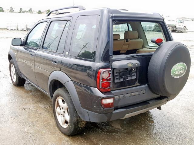 SALNY22294A293124 - 2004 LAND ROVER FREELANDER BLACK photo 3