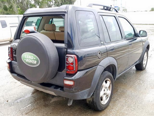 SALNY22294A293124 - 2004 LAND ROVER FREELANDER BLACK photo 4