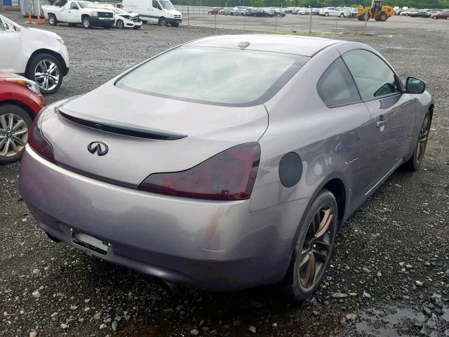 JNKCV64F39M650574 - 2009 INFINITI G37 GRAY photo 4