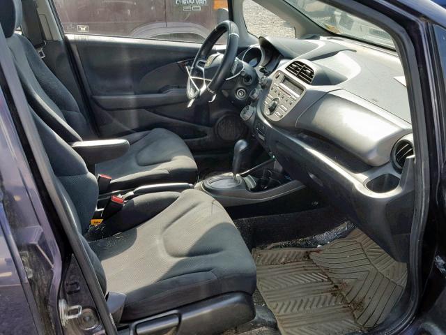 JHMGE88449S012691 - 2009 HONDA FIT SPORT BLUE photo 5