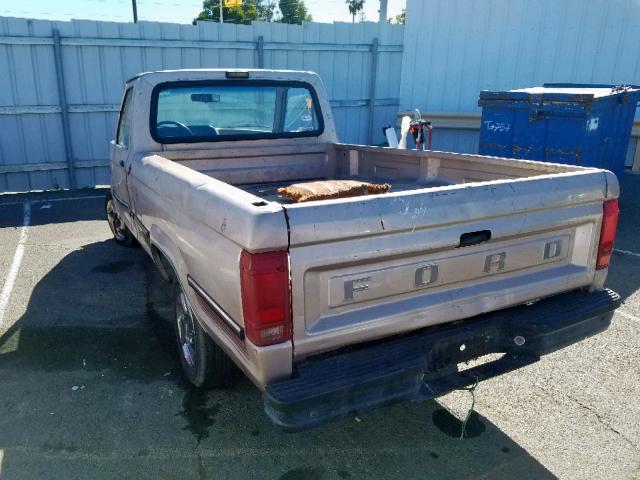 1FTCR10UXNTA35775 - 1992 FORD RANGER GOLD photo 3