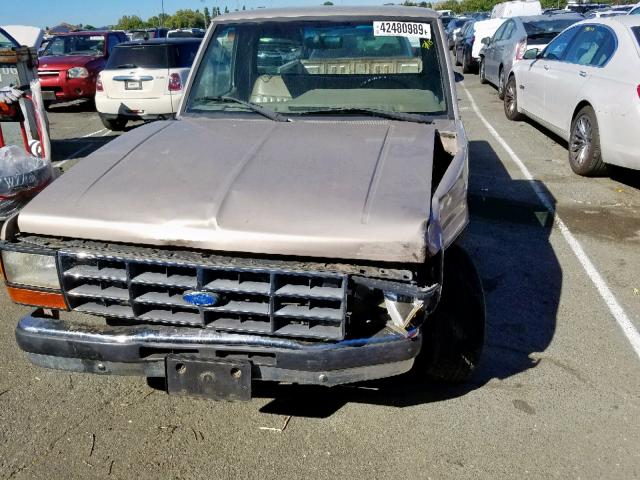 1FTCR10UXNTA35775 - 1992 FORD RANGER GOLD photo 9