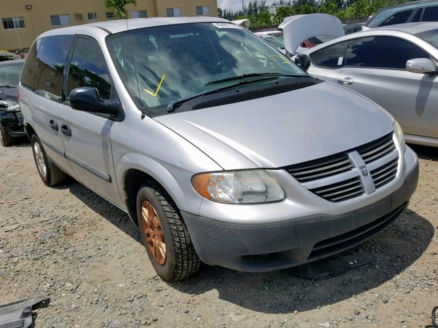 1D4GP25B05B323737 - 2005 DODGE CARAVAN SE SILVER photo 1