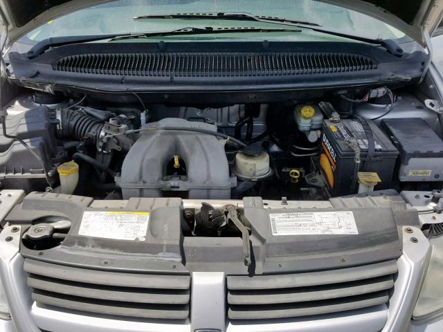 1D4GP25B05B323737 - 2005 DODGE CARAVAN SE SILVER photo 7