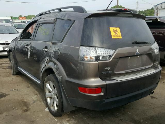 JA4JS4AX7AZ007164 - 2010 MITSUBISHI OUTLANDER BROWN photo 3