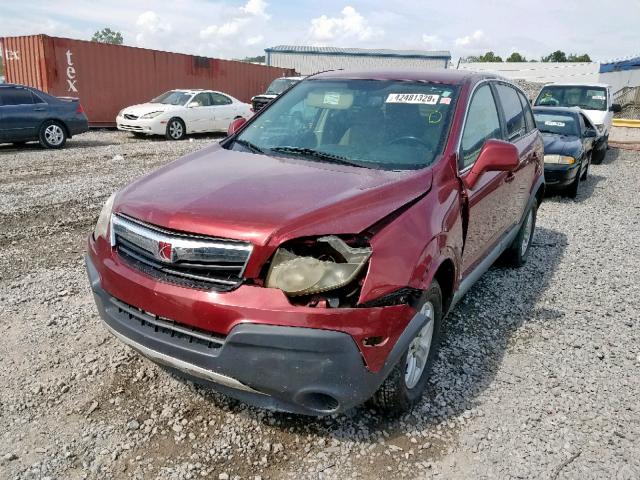 3GSDL43N98S534470 - 2008 SATURN VUE XE RED photo 2