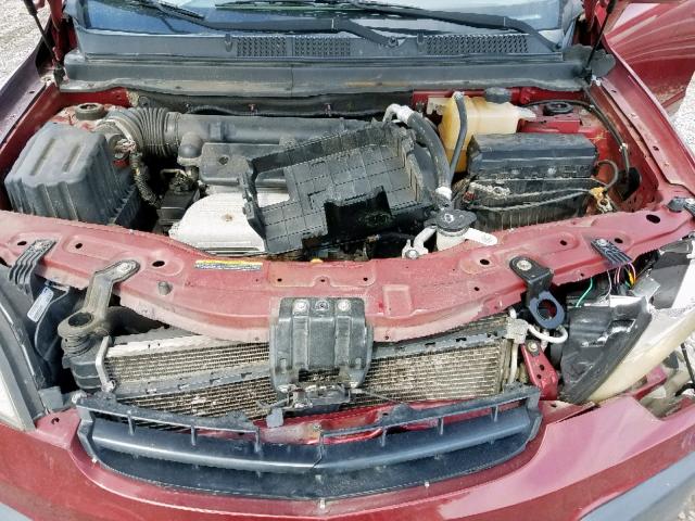 3GSDL43N98S534470 - 2008 SATURN VUE XE RED photo 7