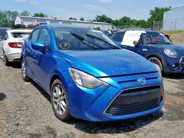 3MYDLBZV9GY130802 - 2016 TOYOTA SCION IA BLUE photo 1