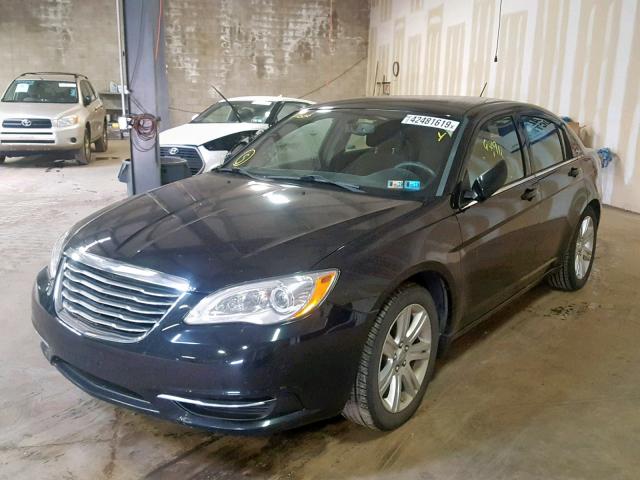 1C3CCBBB6CN301835 - 2012 CHRYSLER 200 TOURIN BLACK photo 2