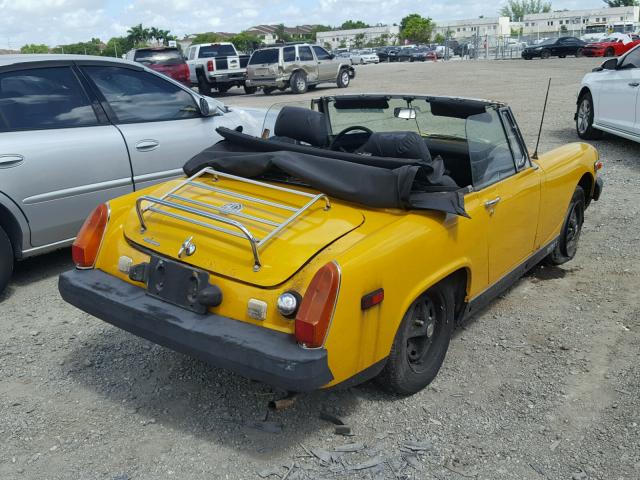 GAN6UJ207719G - 1978 MG MIDGET YELLOW photo 4