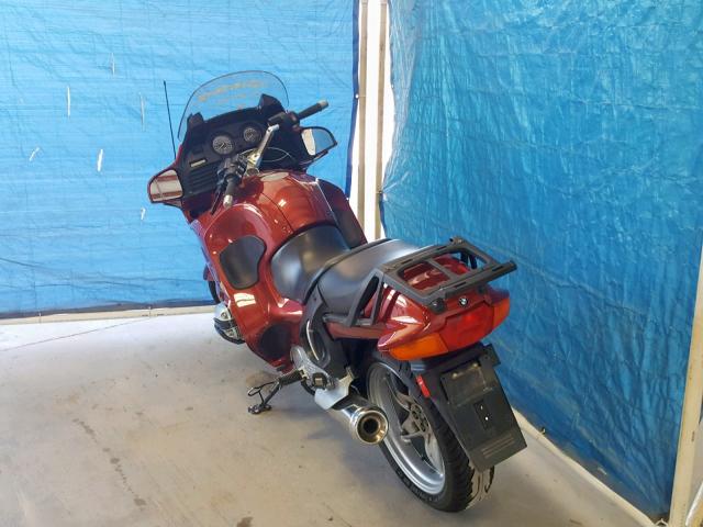 WB10499A32ZE85138 - 2002 BMW R1150 RT RED photo 3