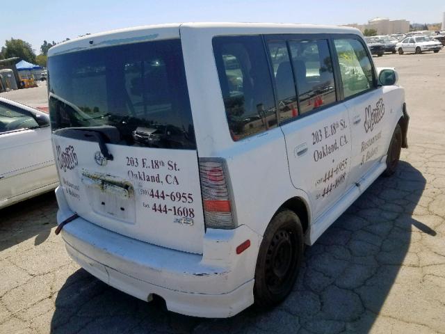 JTLKT324X50215768 - 2005 TOYOTA SCION XB 白色 照片 4
