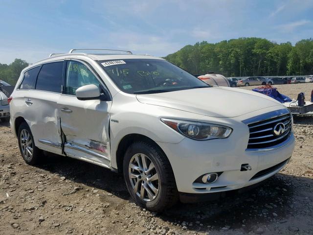 5N1CL0MN4FC500711 - 2015 INFINITI QX60 HYBRI WHITE photo 1