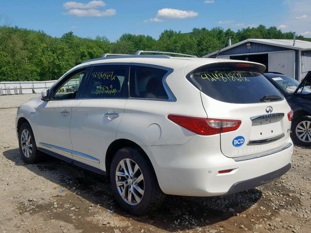 5N1CL0MN4FC500711 - 2015 INFINITI QX60 HYBRI WHITE photo 3