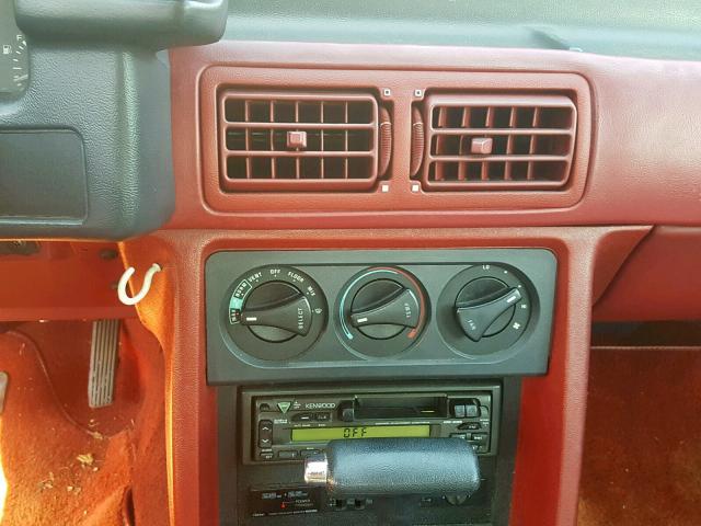 1FABP44A3KF131556 - 1989 FORD MUSTANG LX RED photo 9