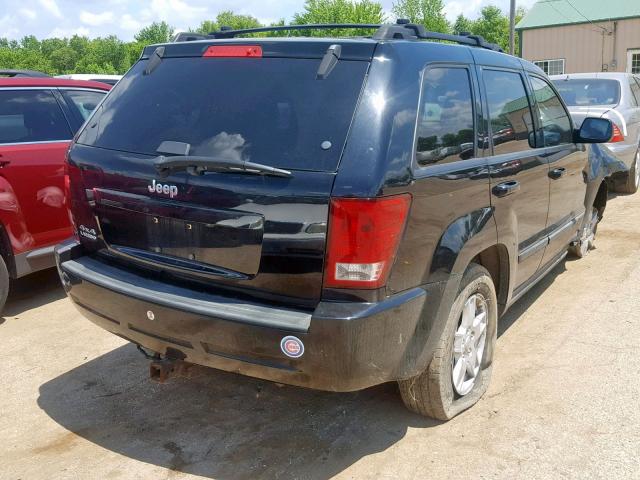 1J8GR48K37C522835 - 2007 JEEP GRAND CHER BLACK photo 4