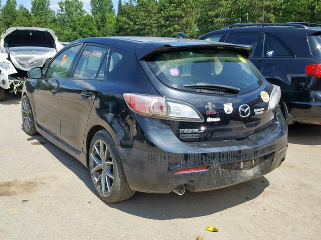 JM1BL1K58B1490019 - 2011 MAZDA 3 S BLACK photo 3