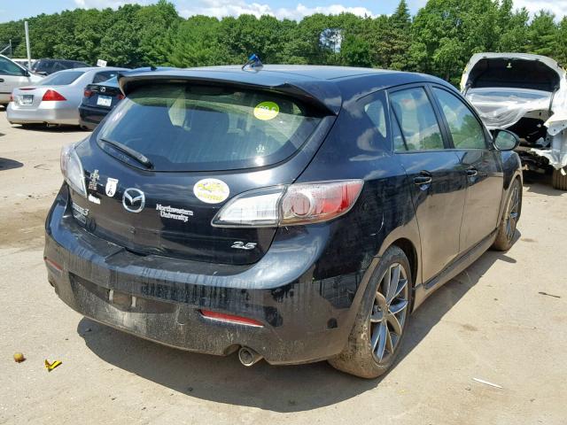 JM1BL1K58B1490019 - 2011 MAZDA 3 S BLACK photo 4