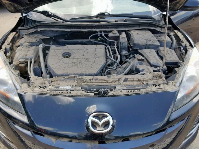 JM1BL1K58B1490019 - 2011 MAZDA 3 S BLACK photo 7