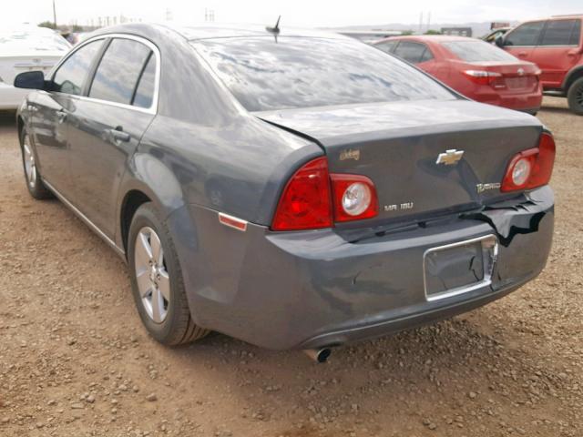 1G1ZF57508F283019 - 2008 CHEVROLET MALIBU HYB GRAY photo 3