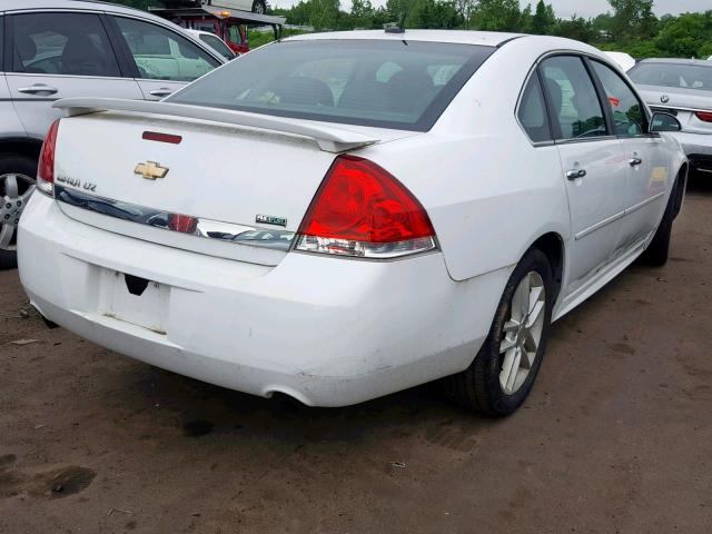 2G1WC5EM5B1178027 - 2011 CHEVROLET IMPALA LTZ WHITE photo 4