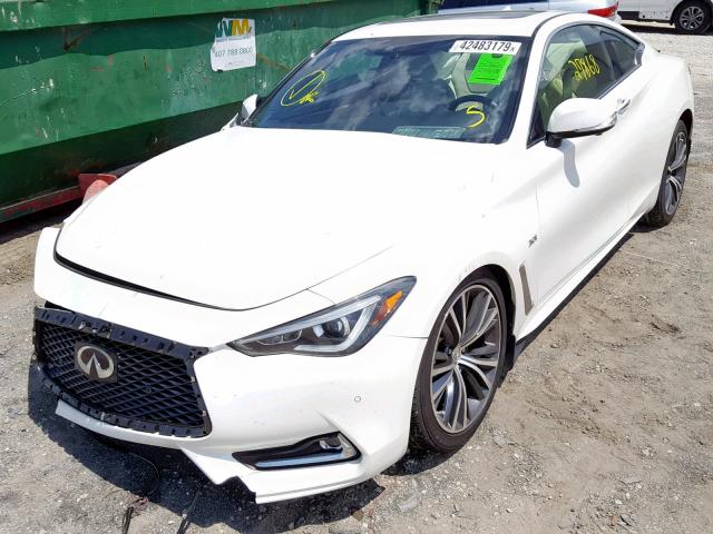 JN1EV7EK5HM364240 - 2017 INFINITI Q60 PREMIU WHITE photo 2