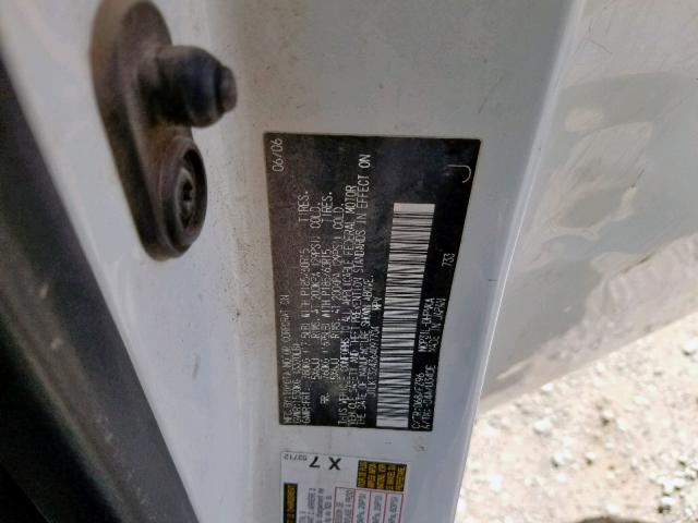 JTLKT324364097704 - 2006 TOYOTA SCION XB 白色 照片 10