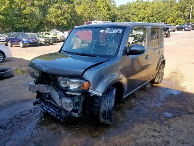 JN8AZ2KR9DT301862 - 2013 NISSAN CUBE S GRAY photo 2