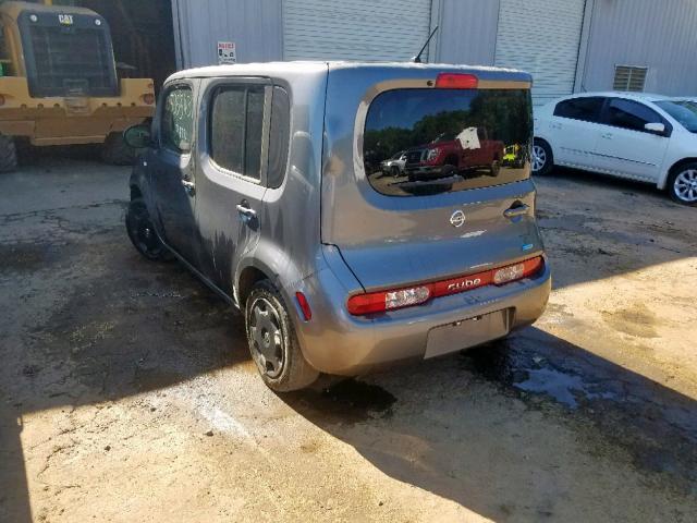 JN8AZ2KR9DT301862 - 2013 NISSAN CUBE S GRAY photo 3