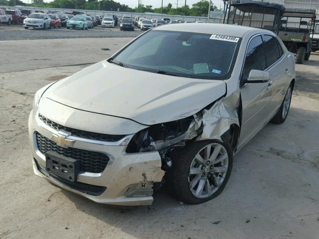 1G11D5SL5FF223677 - 2015 CHEVROLET MALIBU 2LT BEIGE photo 2