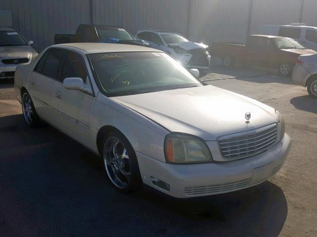 1G6KD54Y43U234748 - 2003 CADILLAC DEVILLE WHITE photo 1