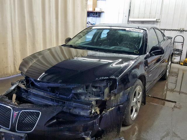 2G2WC55C361222051 - 2006 PONTIAC GRAND PRIX BLACK photo 2