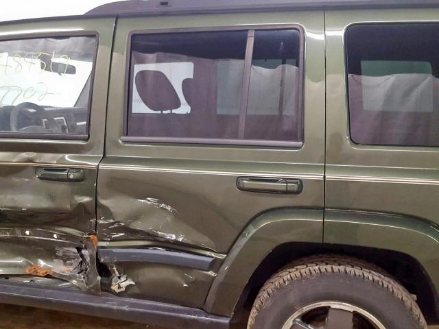 1J8HG48K88C132986 - 2008 JEEP COMMANDER GREEN photo 10