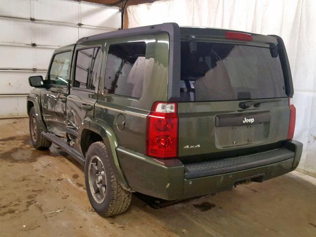 1J8HG48K88C132986 - 2008 JEEP COMMANDER GREEN photo 3