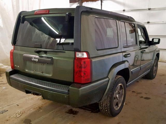 1J8HG48K88C132986 - 2008 JEEP COMMANDER GREEN photo 4