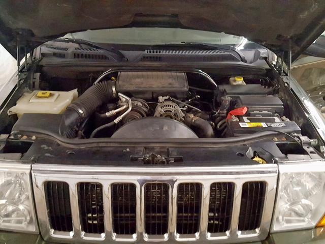 1J8HG48K88C132986 - 2008 JEEP COMMANDER GREEN photo 7