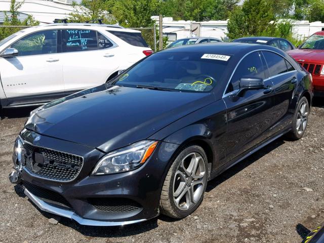 WDDLJ6HB7FA137805 - 2015 MERCEDES-BENZ CLS 400 4M BLACK photo 2