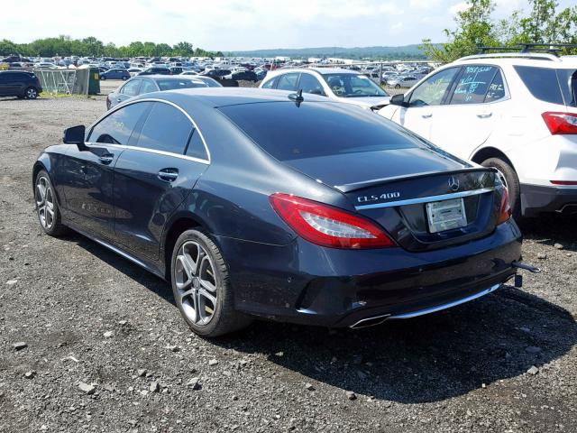 WDDLJ6HB7FA137805 - 2015 MERCEDES-BENZ CLS 400 4M BLACK photo 3