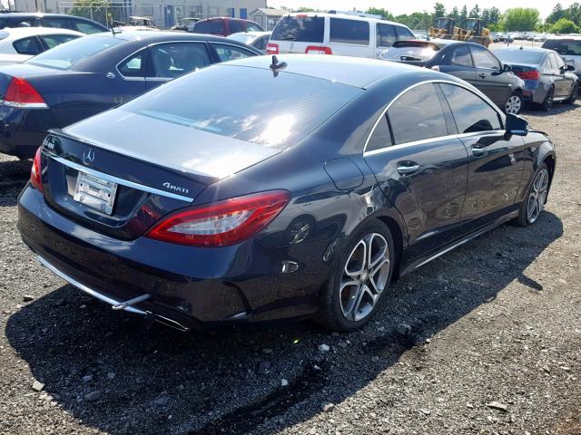 WDDLJ6HB7FA137805 - 2015 MERCEDES-BENZ CLS 400 4M BLACK photo 4