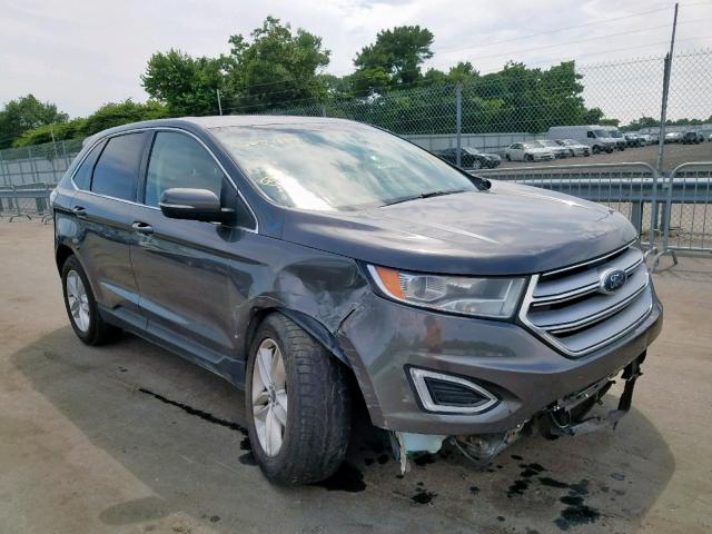 2FMPK4J96GBB47070 - 2016 FORD EDGE SEL GRAY photo 1