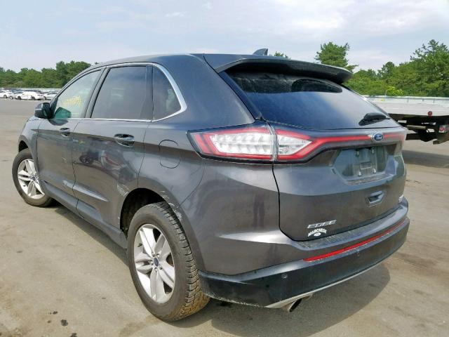 2FMPK4J96GBB47070 - 2016 FORD EDGE SEL GRAY photo 3