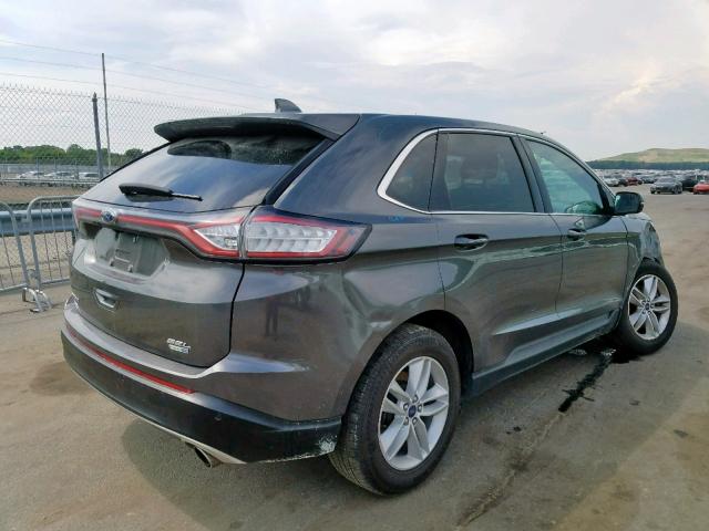 2FMPK4J96GBB47070 - 2016 FORD EDGE SEL GRAY photo 4