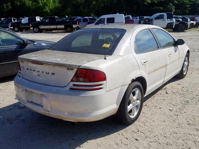 1B3EL46T06N114194 - 2006 DODGE STRATUS SX WHITE photo 4