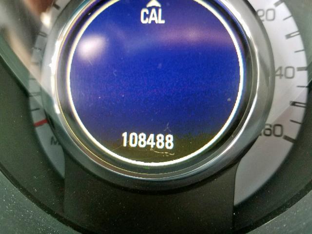 3GYFNBEY1AS543027 - 2010 CADILLAC SRX PERFOR შავი ფოტო 8