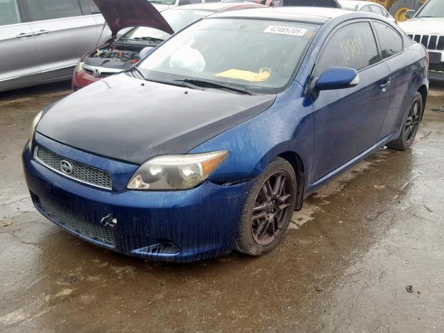 JTKDE177150012315 - 2005 TOYOTA SCION TC BLUE photo 2