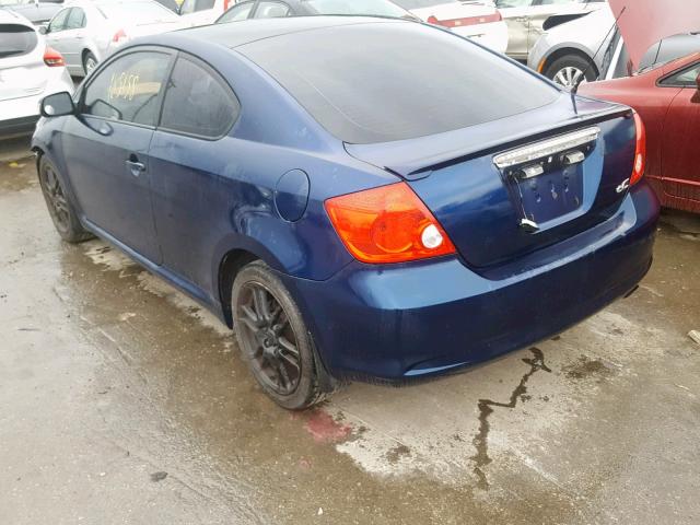 JTKDE177150012315 - 2005 TOYOTA SCION TC BLUE photo 3