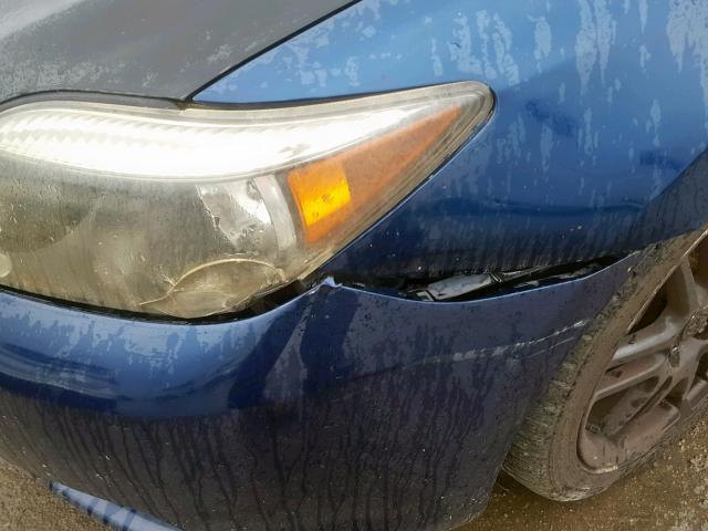 JTKDE177150012315 - 2005 TOYOTA SCION TC BLUE photo 9