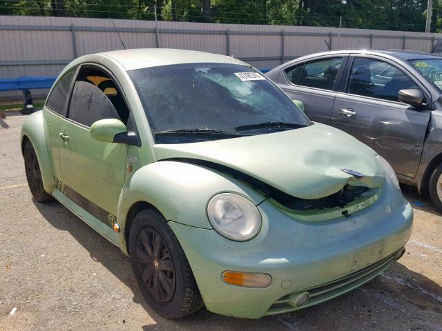 3VWCP21C32M403898 - 2002 VOLKSWAGEN NEW BEETLE მწვანე ფოტო 1