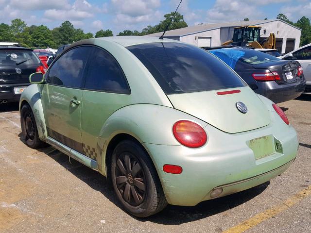 3VWCP21C32M403898 - 2002 VOLKSWAGEN NEW BEETLE მწვანე ფოტო 3