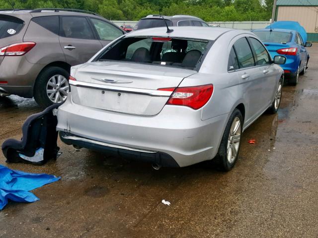 1C3CCBBG9CN164479 - 2012 CHRYSLER 200 TOURIN SILVER photo 4